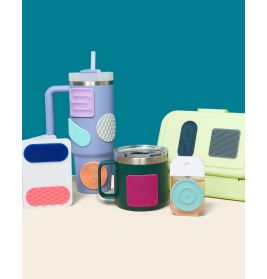 SMART GAMES® Speks. Slabs. – Sensorik-Sticker aus Silikon | Taktiles Spielerlebnis, sortiert | Ab 5 Jahren