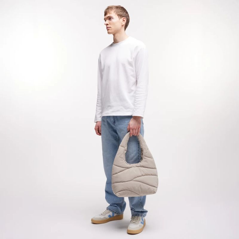Wavy PufferShoulder Bag Scallop