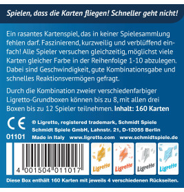 Ligretto blau Kartenspiel – Das schnelle Spiel für die ganze Familie