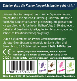 Schmidt Spiele Ligretto Grün - Das schnelle Kartenspiel für die ganze Familie
