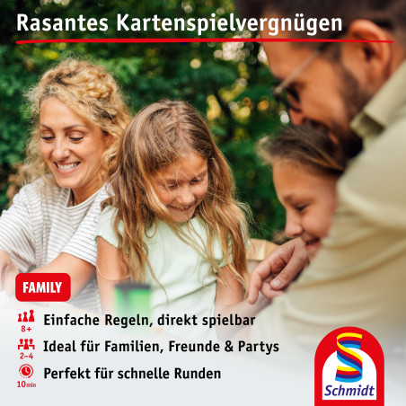 Schmidt Spiele Ligretto Grün - Das schnelle Kartenspiel für die ganze Familie