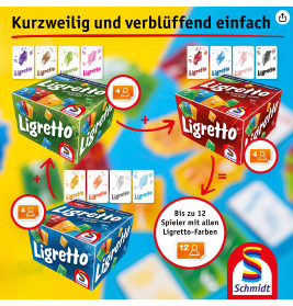 Schmidt Spiele Ligretto Grün - Das schnelle Kartenspiel für die ganze Familie