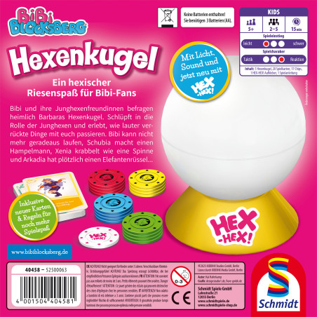 Bibi Blocksberg Hexenkugel Spiel – Interaktiv mit Licht & Sound | Schmidt Spiele