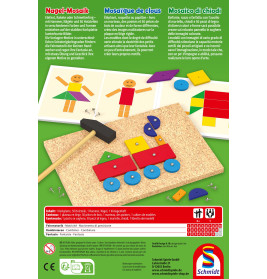 Schmidt Spiele Nagelmosaik für Kinder | Kreativspiel ab 3 Jahre