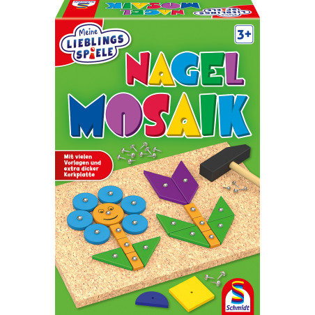 Schmidt Spiele Nagelmosaik für Kinder | Kreativspiel ab 3 Jahre