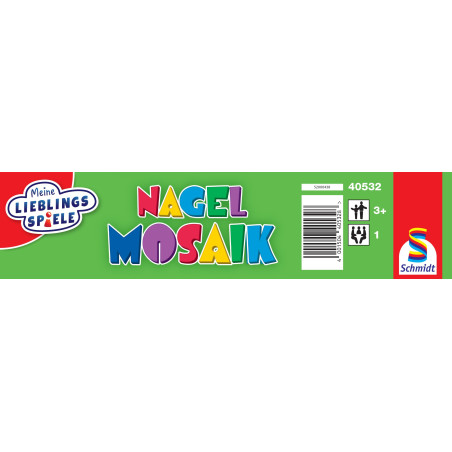 Schmidt Spiele Nagelmosaik für Kinder | Kreativspiel ab 3 Jahre