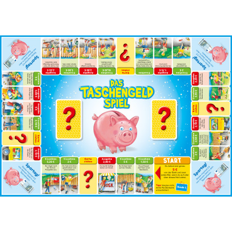 Schmidt Spiele Taschengeldspiel Neuauflage – Finanzen lernen ab 6 Jahren