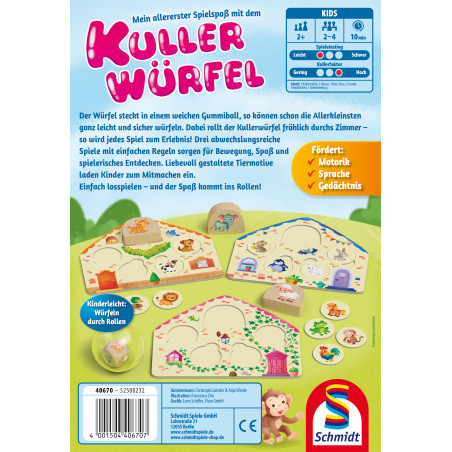 Selecta® Kullerwürfel – Würfelspiel für Babys & Kleinkinder ab 12 Monaten