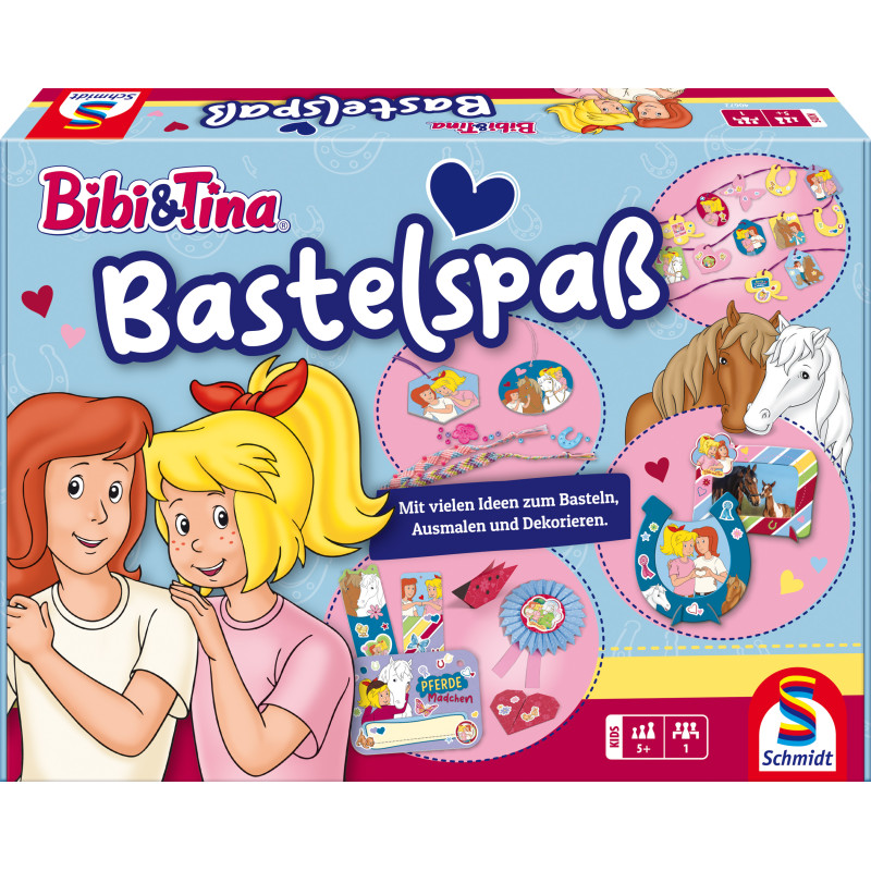 Selecta Bibi & Tina Bastelspaß – Kreativset für Fans, male, schneide, klebe deine Helden