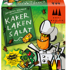 Drei Magier Kakerlakensalat Reaktionsspiel – Schnell & Turbulentes Kartenspiel für 2-6 Spieler ab 6 Jahren