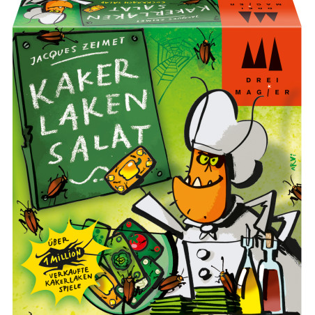 Drei Magier Kakerlakensalat Reaktionsspiel – Schnell & Turbulentes Kartenspiel für 2-6 Spieler ab 6 Jahren