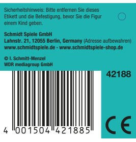 Schmidt Spiele Die Maus Plüschtier 25 cm – Original Kuscheltier für Kinder