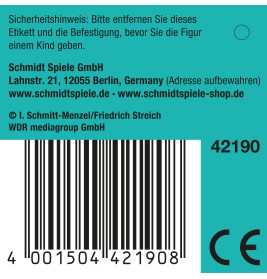 Schmidt Spiele Die Maus Plüsch Ente 25 cm - Kuscheltier für Kinder