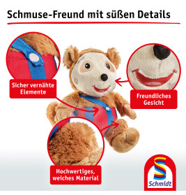Bobo Siebenschläfer Plüschtier 25 cm - Original Schmidt Spiele Stofftier