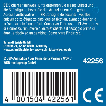 Schmidt Spiele Bobo Siebenschläfer schlafend 23cm – Kuscheltier ab Geburt