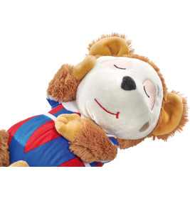 Schmidt Spiele Bobo Siebenschläfer schlafend 23cm – Kuscheltier ab Geburt