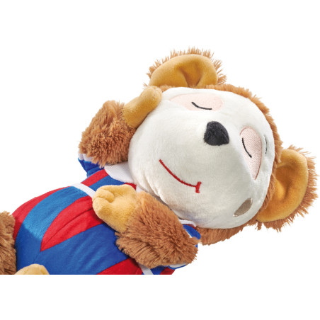 Schmidt Spiele Bobo Siebenschläfer schlafend 23cm – Kuscheltier ab Geburt