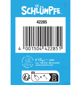 Schmidt Spiele Schlumpfblüte Plüschfigur – Die Schlümpfe Lizenzprodukt | 27 cm, Kuschelweich ab 0 Monate