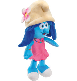 Schmidt Spiele Schlumpfblüte Plüschfigur – Die Schlümpfe Lizenzprodukt | 27 cm, Kuschelweich ab 0 Monate