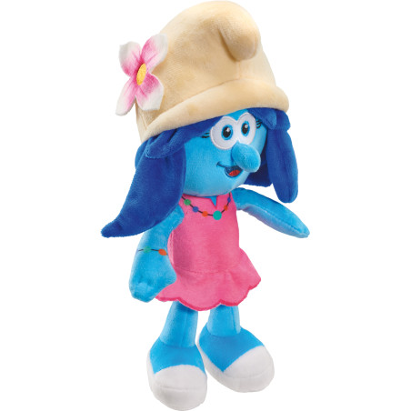 Schmidt Spiele Schlumpfblüte Plüschfigur – Die Schlümpfe Lizenzprodukt | 27 cm, Kuschelweich ab 0 Monate