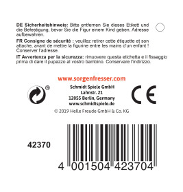 Schmidt Spiele Sorgenfresser Ping – Plüschtier klein, 27 cm | Nickiplüsch