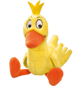 Schmidt Spiele Die Maus Ente Plüschfigur 12 cm – Beliebte Quietsch-Ente zum Knuddeln
