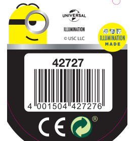 Schmidt Spiele Minions Plüschfigur Bob 24 cm – Original Illumination Kuscheltier für Fans