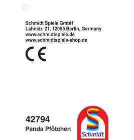 Schmidt Spiele Gabby's Dollhouse Plüschtier Panda Pfötchen 16 cm – Kuschelweicher Spielgefährte