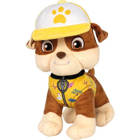 Schmidt Spiele Paw Patrol Rubble Summer Edition 28 cm – Plüschtier für Fans