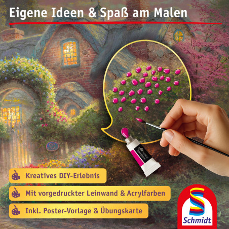 Selecta My ArtNoble Malset T. Kinkade Rosebud Cottage – Kreativität & Entspannung