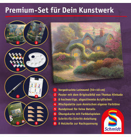 Selecta My ArtNoble Malset T. Kinkade Rosebud Cottage – Kreativität & Entspannung