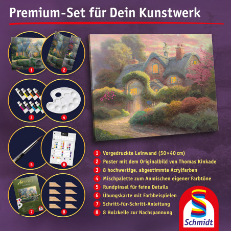 Selecta My ArtNoble Malset T. Kinkade Rosebud Cottage – Kreativität & Entspannung