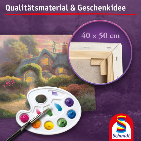 Selecta My ArtNoble Malset T. Kinkade Rosebud Cottage – Kreativität & Entspannung