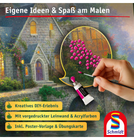 Selecta My ArtNoble Malset T. Kinkade Lamplight Manor – Magisches Motiv zum Malen