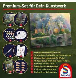 Selecta My ArtNoble Malset T. Kinkade Lamplight Manor – Magisches Motiv zum Malen