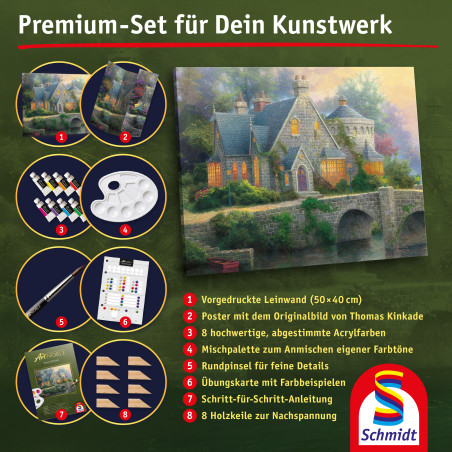 Selecta My ArtNoble Malset T. Kinkade Lamplight Manor – Magisches Motiv zum Malen