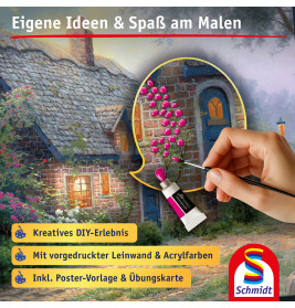 Selecta My ArtNoble Malset T. Kinkade Moonlight Cottage – Traumhaftes Kunstwerk selbst gestalten