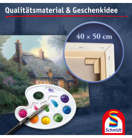 Selecta My ArtNoble Malset T. Kinkade Moonlight Cottage – Traumhaftes Kunstwerk selbst gestalten