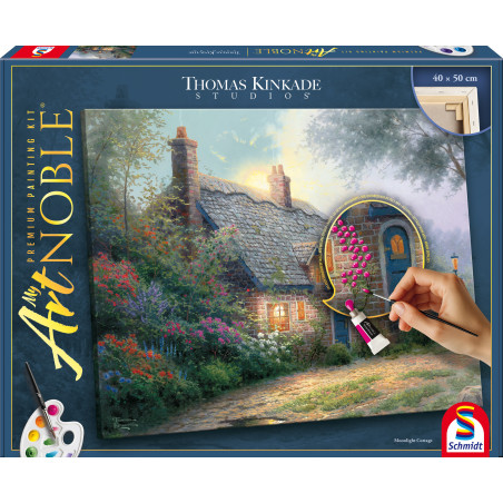Selecta My ArtNoble Malset T. Kinkade Moonlight Cottage – Traumhaftes Kunstwerk selbst gestalten