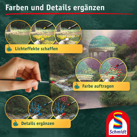 Selecta My ArtNoble Malset T. Kinkade Pools of Serenity – Ruhe & kreativer Ausdruck