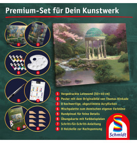 Selecta My ArtNoble Malset T. Kinkade Pools of Serenity – Ruhe & kreativer Ausdruck