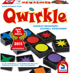 Qwirkle | Schmidt Spiele | Spiel des Jahres 2011 | Strategisches Brettspiel für die ganze Familie