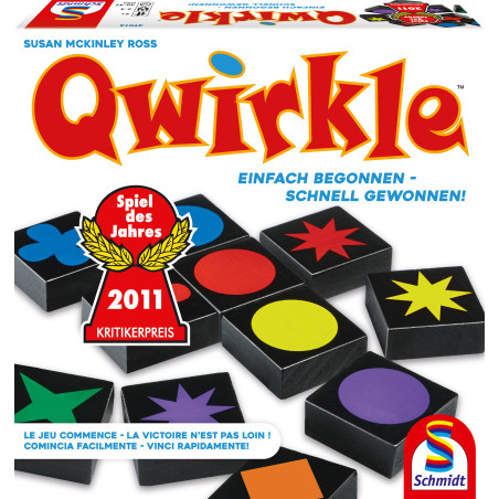 Qwirkle | Schmidt Spiele | Spiel des Jahres 2011 | Strategisches Brettspiel für die ganze Familie