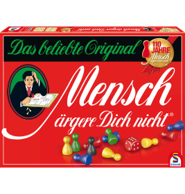Mensch ärgere dich nicht Jubiläums-Ausgabe | Schmidt Spiele | Holzsteine