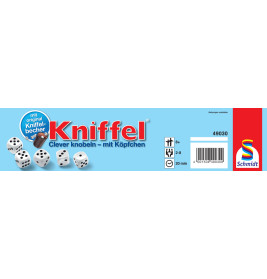 Schmidt Spiele Kniffel Würfelspiel mit Lederwürfelbecher – Klassiker ab 8 Jahren