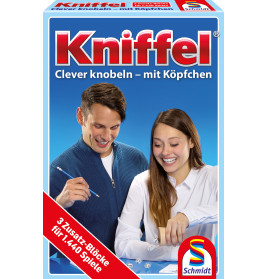 Schmidt Spiele Kniffelblock 3er Pack | Ersatzblöcke für Original KNIFFEL® (3x 1.440 Partien)