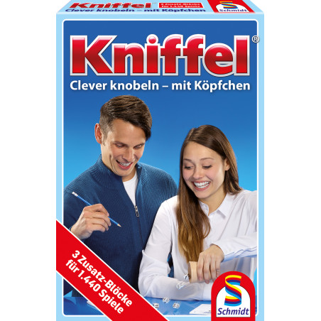 Schmidt Spiele Kniffelblock 3er Pack | Ersatzblöcke für Original KNIFFEL® (3x 1.440 Partien)
