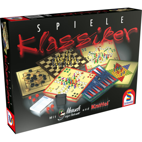 Schmidt Spiele Klassiker Spielesammlung | Mensch ärgere Dich nicht & Kniffel | ab 6 Jahre