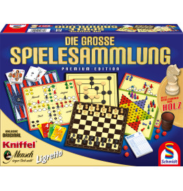 Schmidt Spiele Große Spielesammlung | Über 100 Spiele Klassiker | Familienspiele ab 6 Jahre
