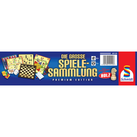Schmidt Spiele Große Spielesammlung | Über 100 Spiele Klassiker | Familienspiele ab 6 Jahre
